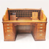 Spectacular 19th Century Oak Roll Top Desk by A. Petersen & Co. of Chicago