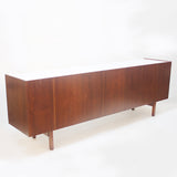 1960s Mid-Century Modern Walnut Executive Credenza by Charles Deaton for Leopold