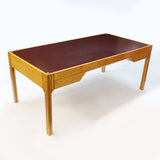Rare 1980s Mid Century Art Deco Executive Table Desk by Pierre Paulin for Baker
