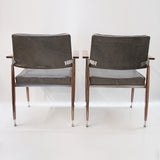 Pair of Mid-Century Modern Side Chairs by William B Sklaroff for Robert John