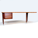1950s Mid-Century Modern Sigma Series Boomerang Executive Desk by Stow Davis
