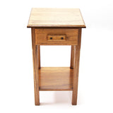 Vintage Rustic Western Oak Night Stand End Table from Yellowstone National Park