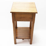 Vintage Rustic Western Oak Night Stand End Table from Yellowstone National Park